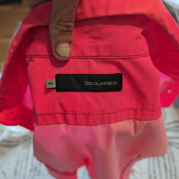 Pink Dsquared button up - Picture 3 of 3